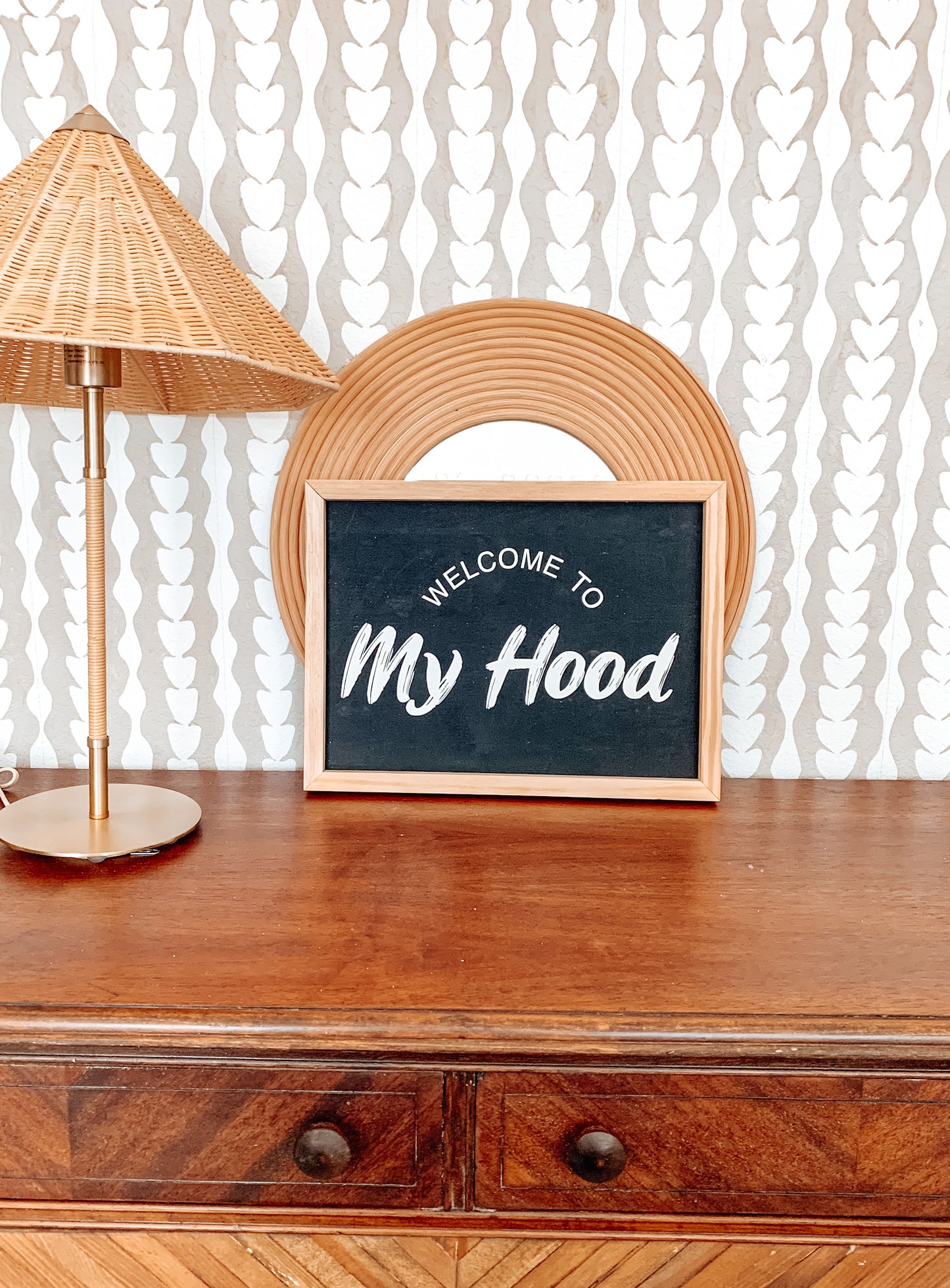 Welcome To My Hood | Kids Room Wall Decor