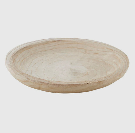 Paulownia Wood Bowl- Natural