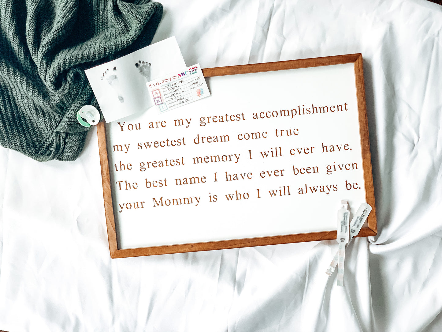 My Greatest Accomplishment (Brown) | Kids Room Sign