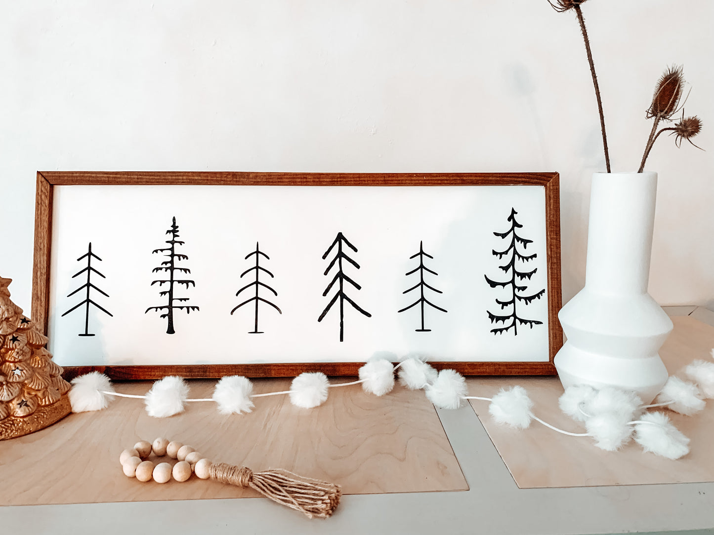 Scandi Forest | Boho Holiday Sign