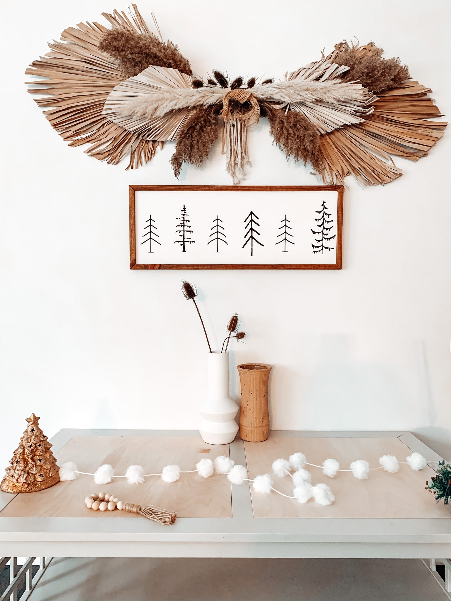 Scandi Forest | Boho Holiday Sign